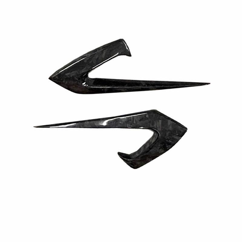 2019-IN Tesla Model 3 Carbon Fiber Fender & Wheel Arch Wind Deflectors, CMST Style