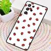 Ladybug Beetle Soft Silicone Phone Case For Samsung Galaxy Note 10 Pro S26 S25 S24 S23 S22 S21 Plus S25Ultra Capa Cover