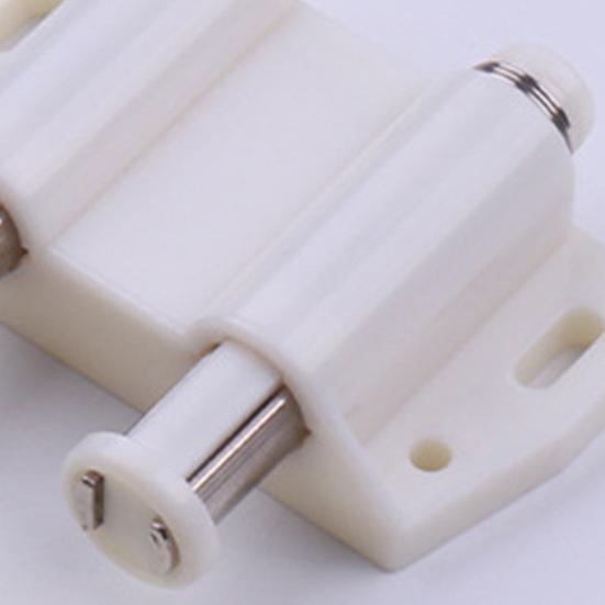 1/2/3 Sets Magnetic Glass Door Catch Latch Closure Adhesive Mounting Push Open Single Glass Door Catch with Cabinet Clamp Fit for 3-6mm Glass