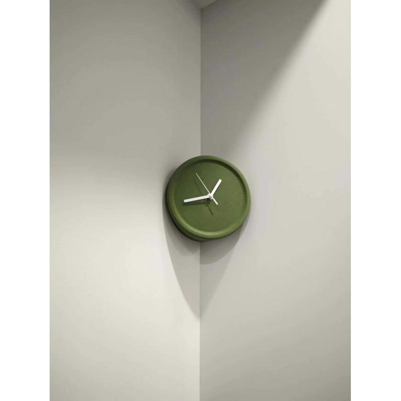 Minimalist Corner Wall Clock 20cm Diameter 3D Illusion Art Clock Noiseless Battery Operated Decorative Wall Watch