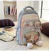 Schoolbag New High-value Japanese Ins Fresh and Sweet Candy-colored Backpack, Lightweight and Large-capacity Backpack for Junior and Senior High 