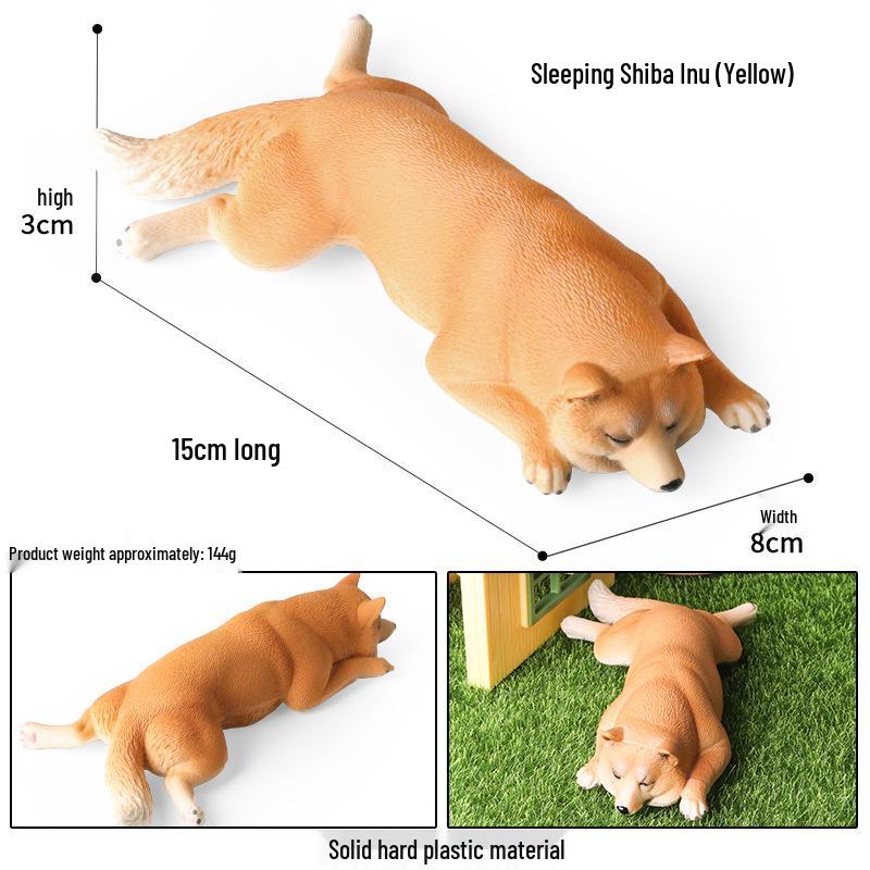 Cross-Border Animal Dog Model Toy: French Bulldog, Labrador, Shiba Inu, Corgi
