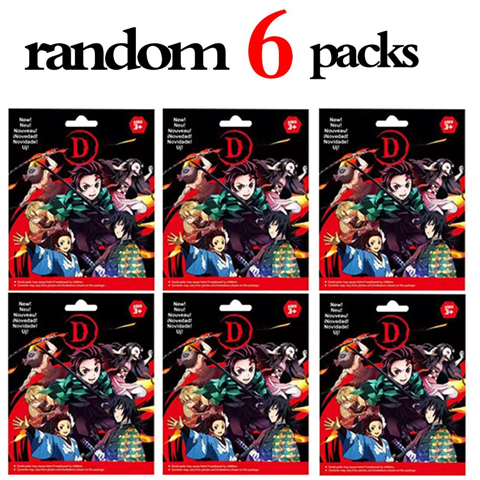 2-24pcs Anime Demon Slayer Figures Mystery Box Blind Box Toys Gifts PVC Model Adults Decorative Kids Birthday Christmas Gifts