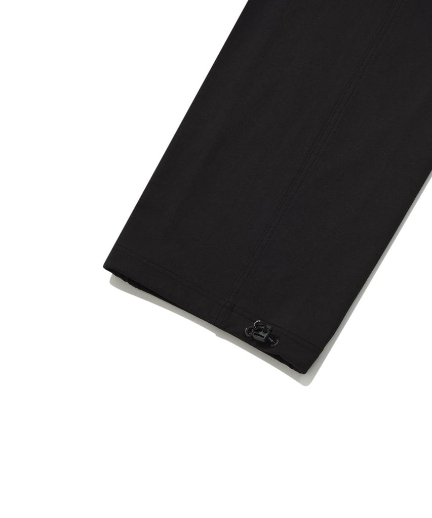 COVERNAT Fleece-Lined Cargo Wide Pants Black