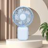 Summer Handheld Mini Fan, Children's Cute Cartoon Watch, Small Fan, USB Charging, Portable Fan, Three Speed with Light Gift