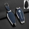 Car Key Cover Case For Denza N7 N8 N9 Z9Gt Zinc Alloy Leather Remote Control Protector Holder Shell Keychain Auto Accessories