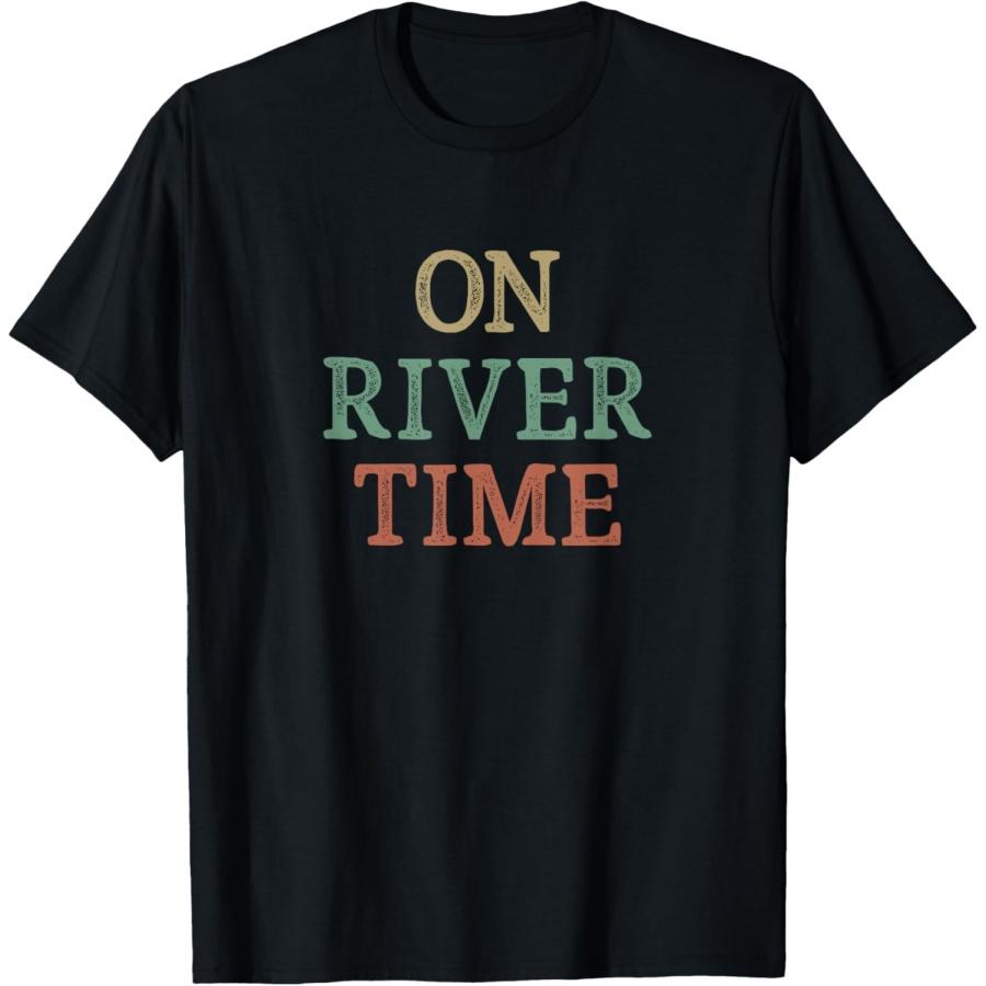 

On River Time - Vintage Style - T-Shirt XXXXXL