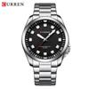 CURREN Watches Men Waterproof Luxury Big Face Mens Watch Stainless Steel Quartz Analog Dress Watches for Men Luminous Reloj Para Hombres