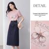 Xiangying Women's Butterfly Print Short Sleeve T-shirt