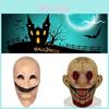 Sinistere Halloween Kwaadaardige Gezichtsloze Man Latex Masker Griezelige Schedel Buitenaards Volledig Gezicht Hoofddeksel