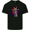 A Retrowave Giraffe Kids T-Shirt Childrens