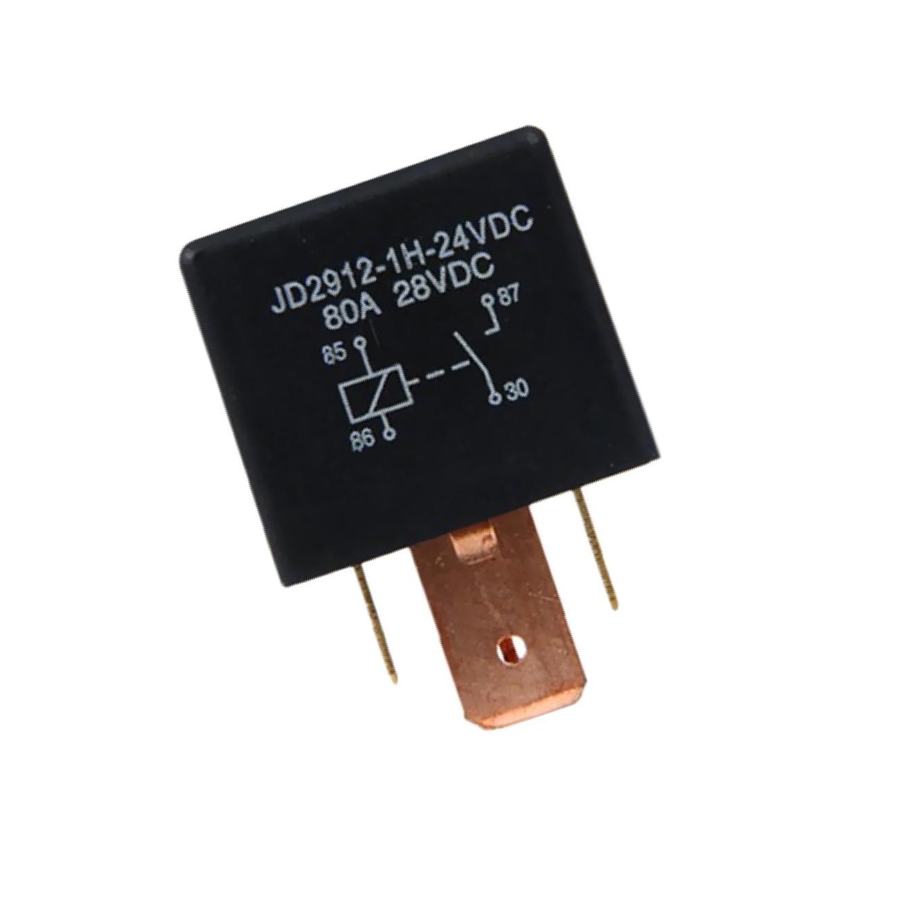 

JD2912-1H-24VDC 28V 80A 4Pin Changeover Switch SPDT Relay for Car Motorcycle Versatile and Durable