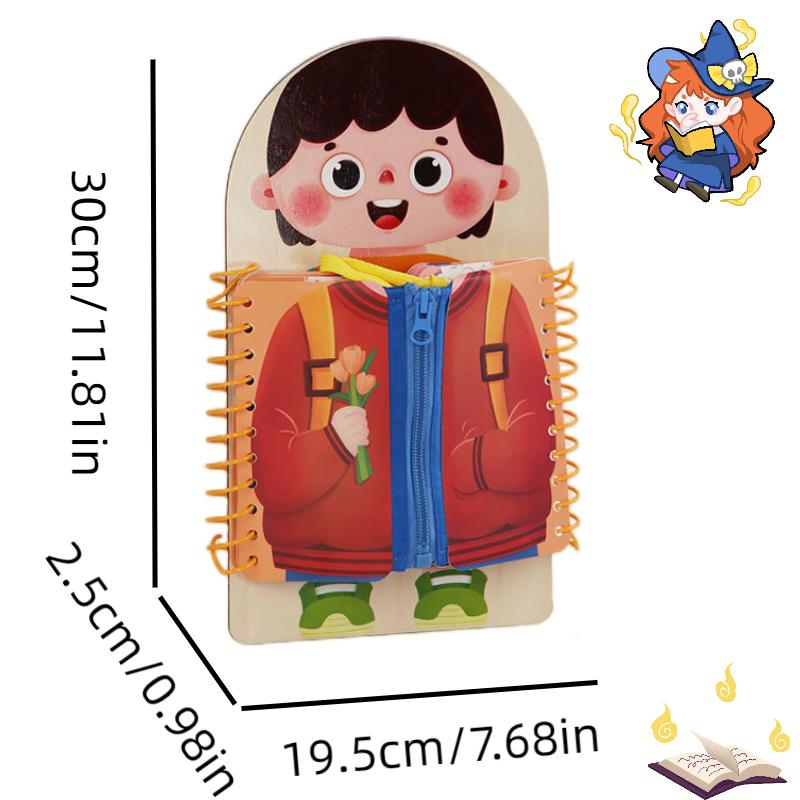 

Деревянная многослойная развивающая доска Раннее образование Монтессори Книга Игрушка Подарки Дети