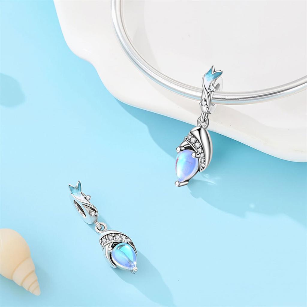 2026 Charm Charm Beads Sea Life Starfish Sea Turtle Jellyfish DIY Jewelry Bracelet Accessories 925 Silver