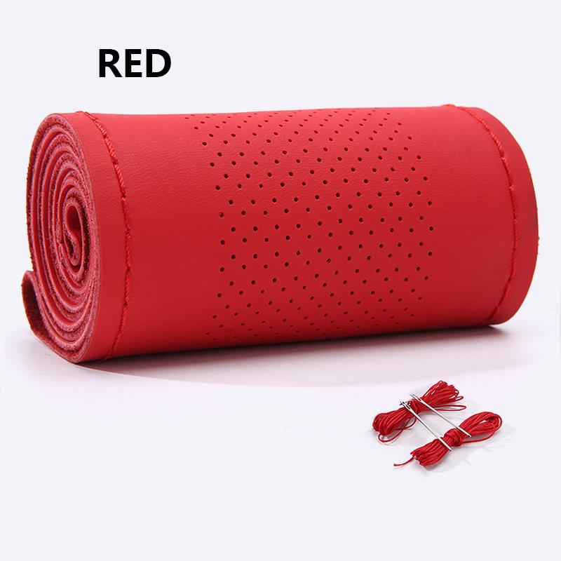Anti-Slip Car Steering Wheel Braid Cover Hand-Sewn Car Steering Wheel Covers Are Suitable For 90% of the Models On The Market
