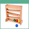 Pädagogischer visueller Tracker für Kinder mit Holzkugelbahn und Eltern-Kind-Spiel