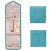 Foldable Portable Travel Jewelry Bag for Necklace Earrings Rings Jewelry Case Organizer Journey Storage Bags for Women Girls