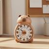 Capybara Timer Einfach zu bedienen Niedlicher Wecker Visueller Zeiger für Grundschüler, Kinder, Lernen,
