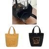 Canvas Bucket Bag For Women With Embroidery And Woven Details Perfect For Daily Casual Use