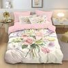 High-quality Printing Duvet Cover Set,Retro Print Bedding Set with Pillowcases 75*50cm for Adult Kids,Gifts for family members