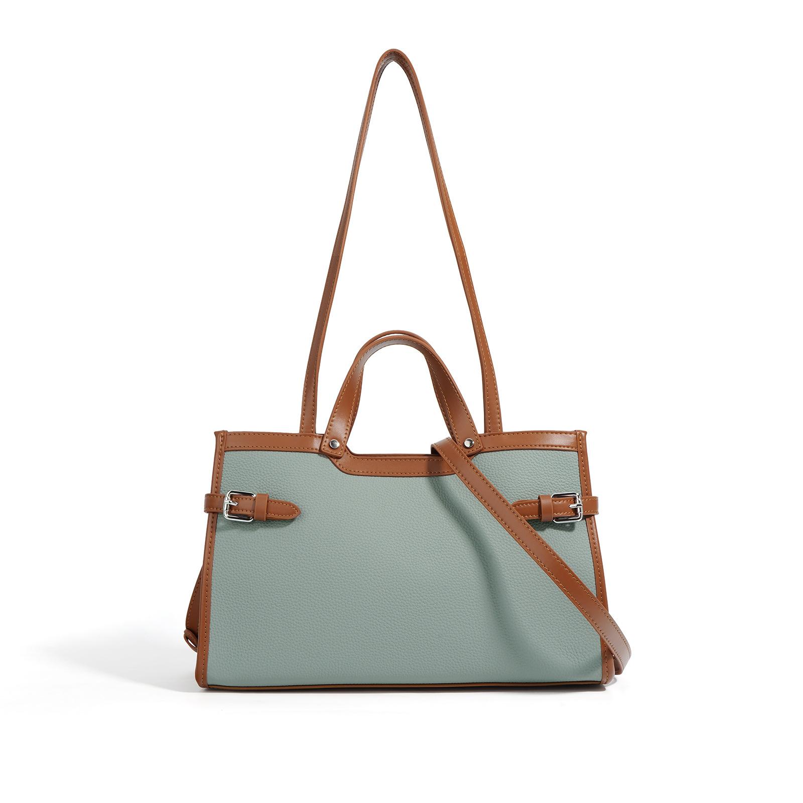 

Новая текстурированная сумка-тоут из коровьей кожи, вместительная рабочая сумка под мышку для поездок на работу, сумка для мамы, портативная сумка для покупок.