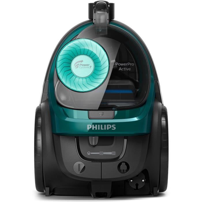 Aspirateur sans sac Philips Série 5000 - Mini-brosse turbo - 900W - Turquoise
