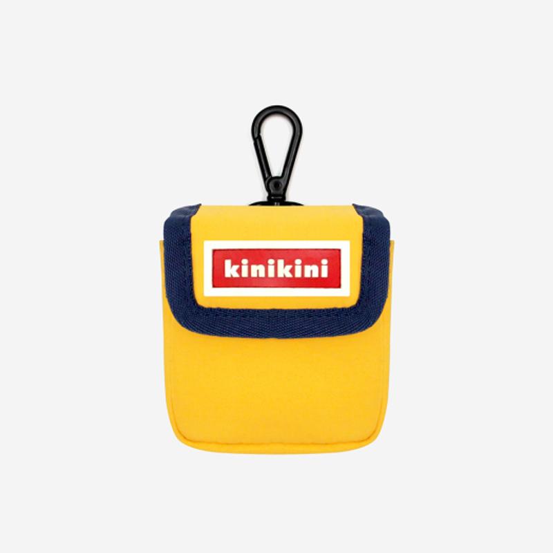 KINIKINI SIGNATURE LOGO SUPPLEX POOP BAG-YELLOW(Popback)