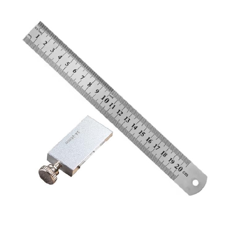 15/20/30/40cm Metal Measuring Marking Gauge with Slide Stop Carpentry Square Woodworking Tool Carpenter Scribing Ruler