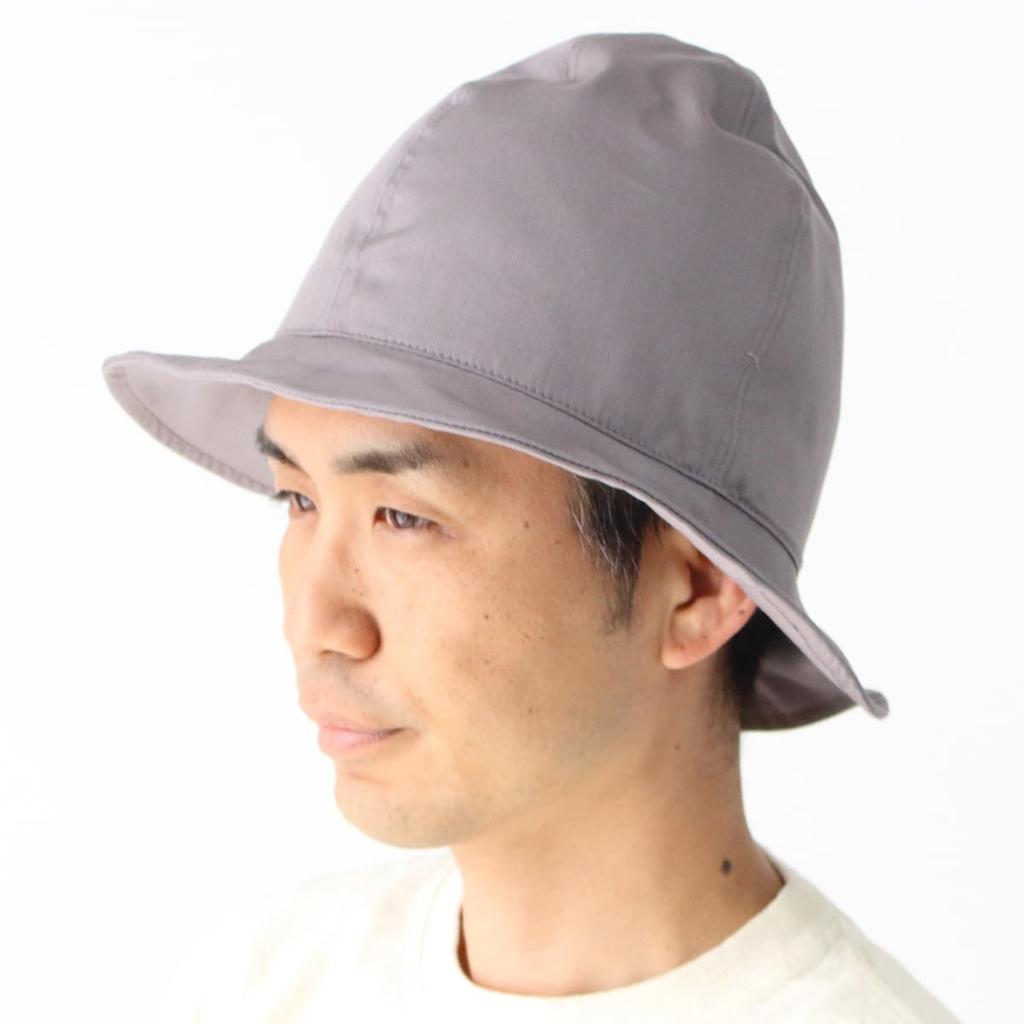 Large Bucket Made In Perfect for and More [regnuu] Men's Hat, Spring/Summer, 62cm, Foldable, Tulip-Shaped, Japan, Deep-Fit, Spring/Summer, Camping,
