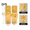 Barn Door Lock Simple Installation Anti-Theft Heavy Duty Bar Gate Latches Safety Slide Door Lock for Bathroom Garden