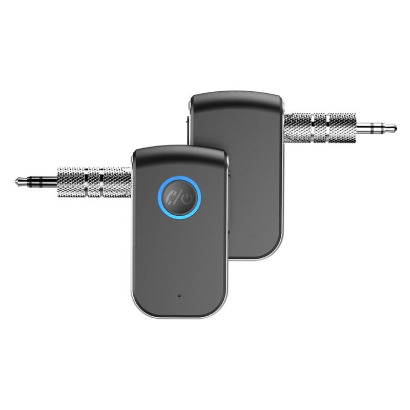 Car Adapter Featuring Double Device Connection for Wireless Music Streaming Via Aux Port Outdoor Speaker Connectivity