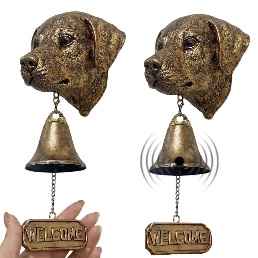 Vintage Welcome Doorbell Unique Dinner Bell Durable Puppy Doorbell  Wall Mount