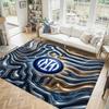 Borussia Dortmund Design Crystal Velvet Carpet Cozy Non?Slip Printed Rug For Bedroom Living Room Entrance