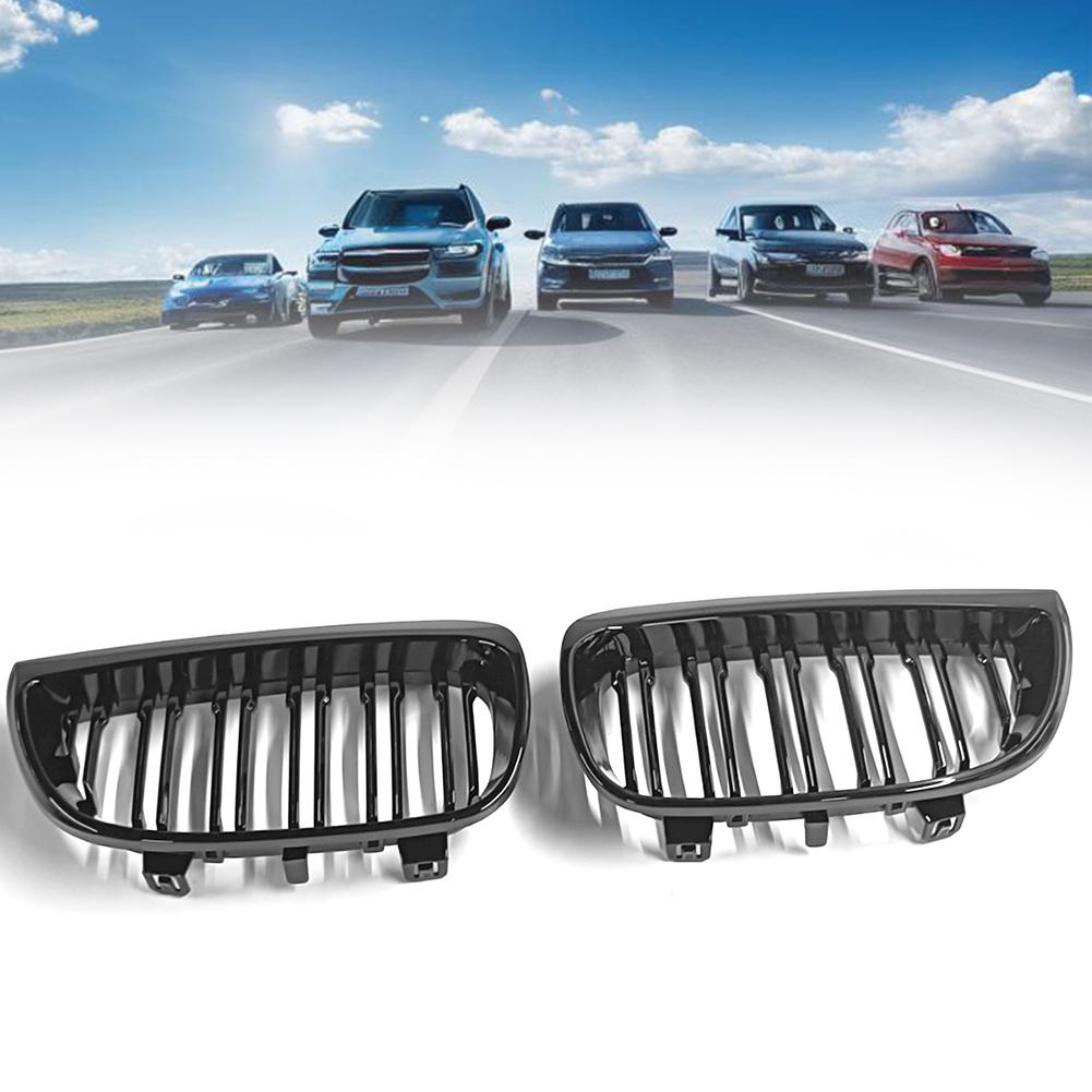 2Pcs Front Bumper Grille Grill 51137077130 Car Front Bumper Grille 51137127228 for BMW E81 E87 1-Series M-Sport Model 2004-2007