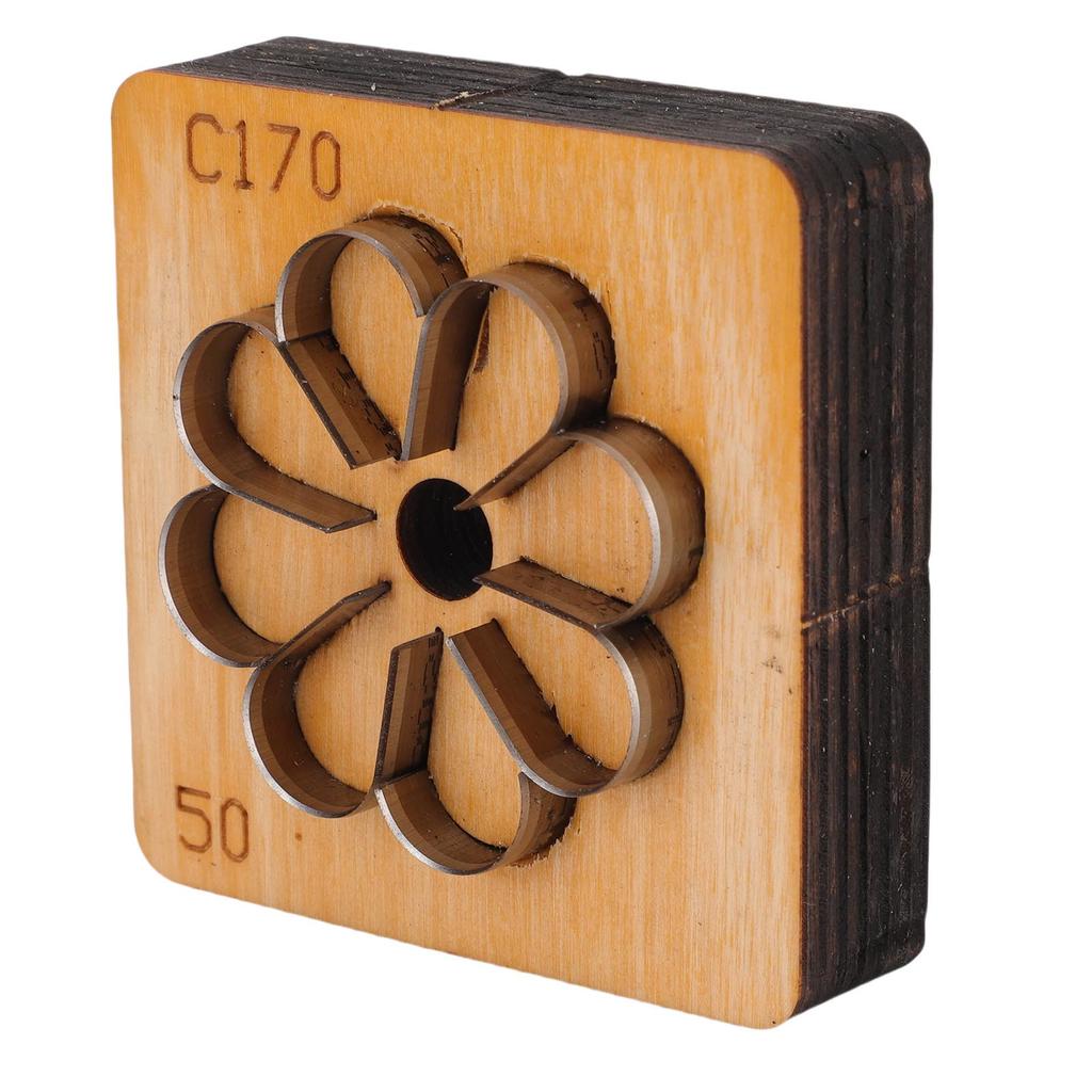 Leather Cutting Die Flower Shaped Metal Leathercraft Paper Art Cutter Punching Mold Crafting Tool