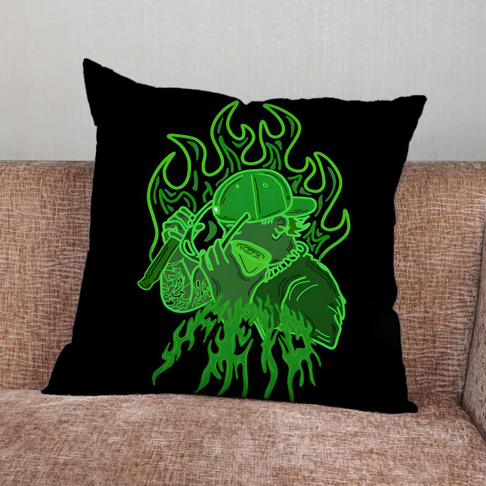 Singer F-Feid Ferxxo Sixdo Pillow Case For Home Bedroom Car Office Decoration Living Room Sofa Cushion Cover Suitable