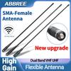 ABBREE Walkie Talkie Antenna AR-771 Dual Band SMA-Female High Gain Antenna for Baofeng UV-5R UV 21 PRO V2 5RH Quansheng UV-K5 8