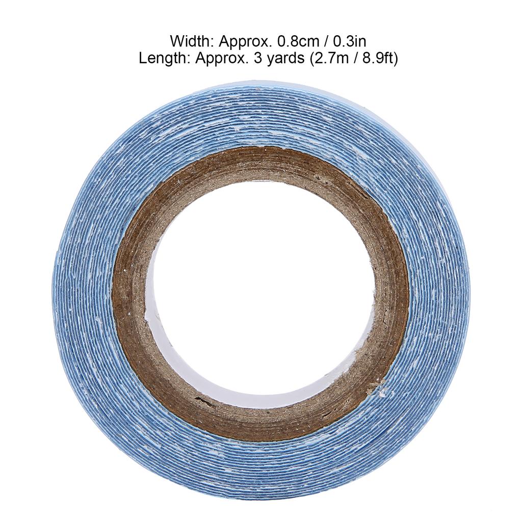 2 Stück 3 Yards Haarverlängerungs-Klebeband Wasserdicht Schweißfest Doppelseitiges Perückenband