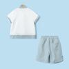 Montagut Girls' Chinese Style Embroidered Summer Two-Piece Set