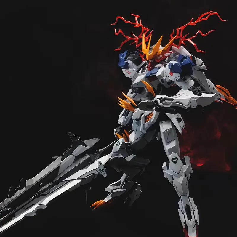 MG 1/100 Fenrir Wolf King Assembly Model Kit High Articulation Mecha Action Figure With Water Decals Collect Model Toy Boys Gift