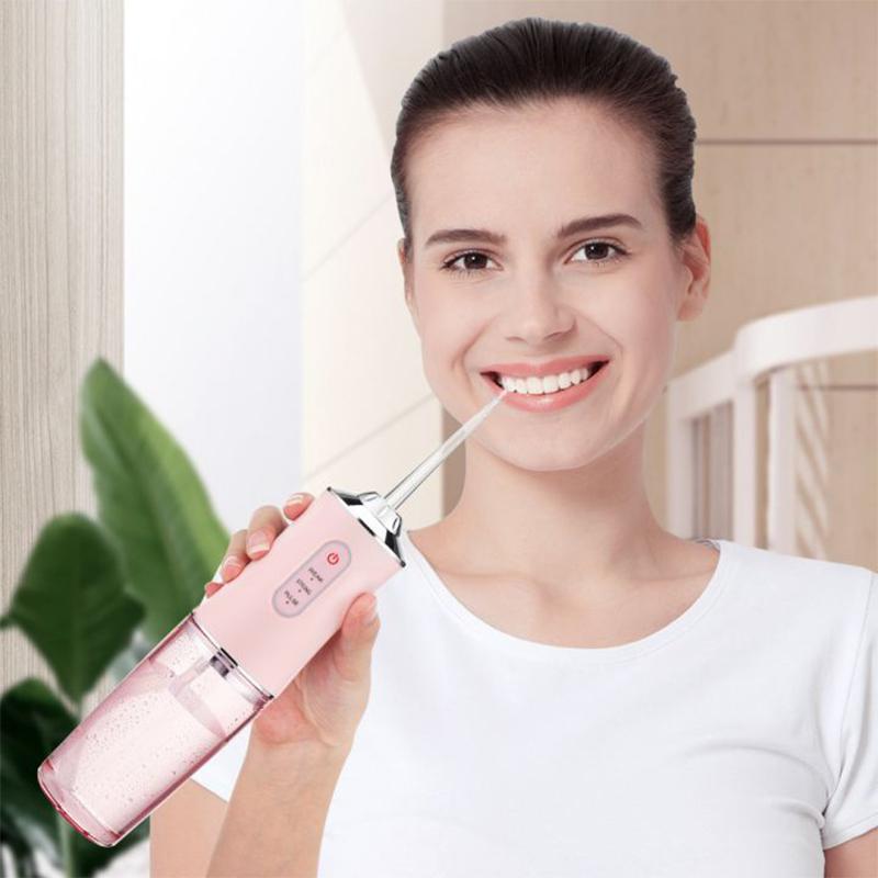 Travel Compact Oral Irrigator Dentist Suggest IPX5 Water Flosser Cordless Professional Cleaning for Sensitive Gums