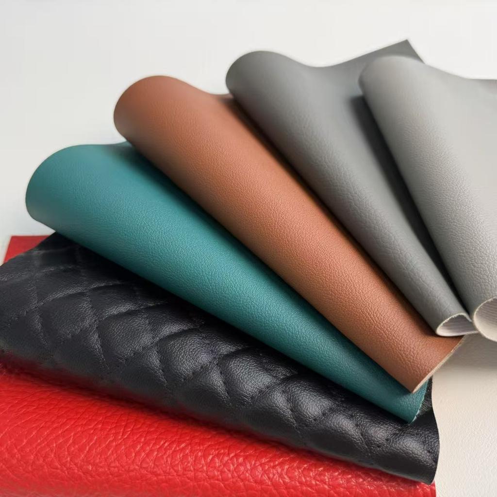 Custom Color 3D PVC Leather-look Waterproof Anti-Mildew Elastic Material Furniture Decorative Shoes Belts Bags Sofas Chair