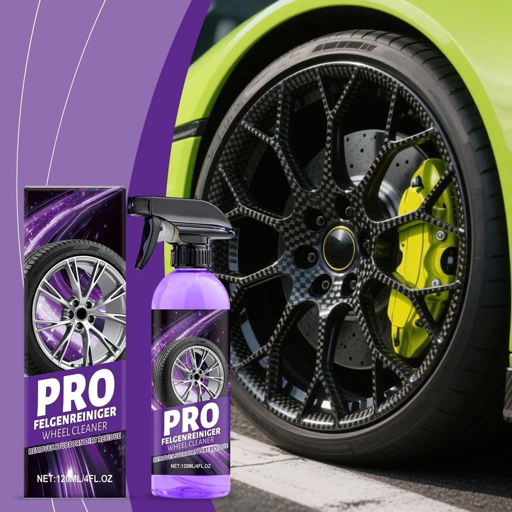 Car Wheel Cleaner 120ml Foam Brake Dust Remover Alloy Wheel Cleaner For Car Interior Exterior Detailing Brake Engine Hub