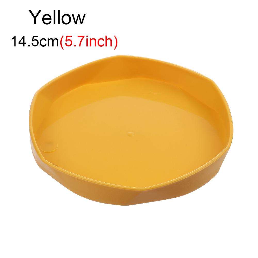 1 Pc Durable Plastic Resin Plant Saucer Drip Trays Plastic Tray Saucers Indoor Outdoor Thickened Flower Pot Garden Tool