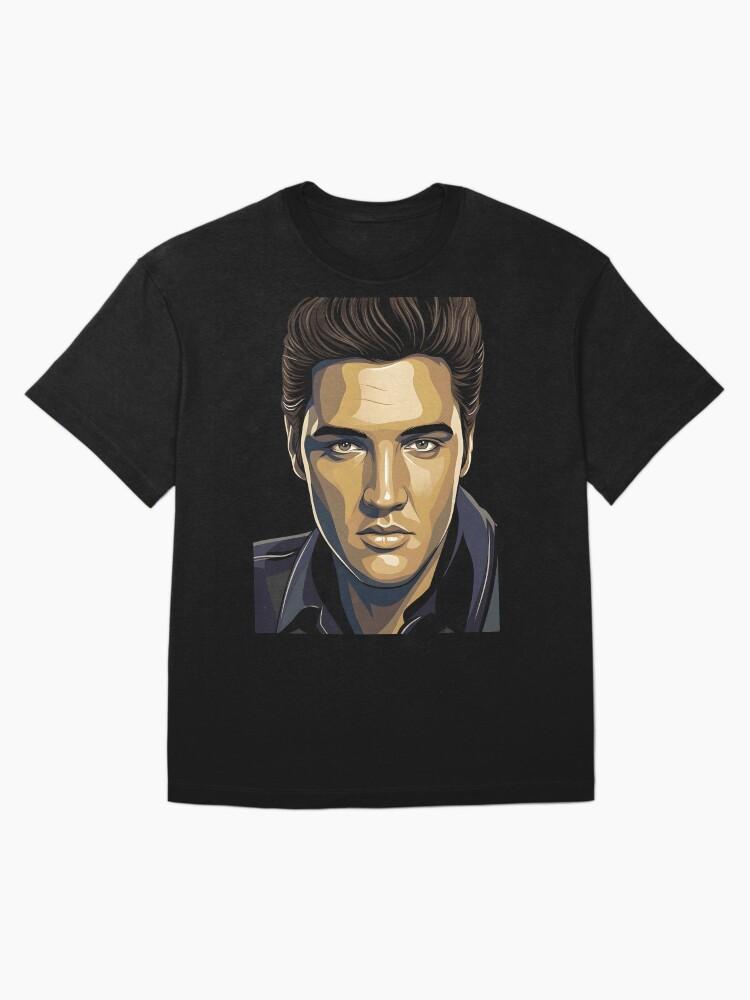 Elvis Presley Elvis Vector Illustration Oversized T-Shirt