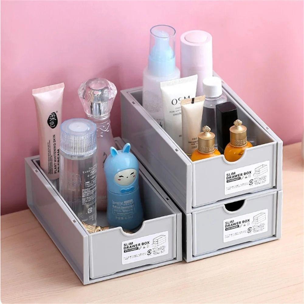 1Pcs Home Shelf Drawer Storage Box Mini Sundries Organizer Cosmetic Sorting Box