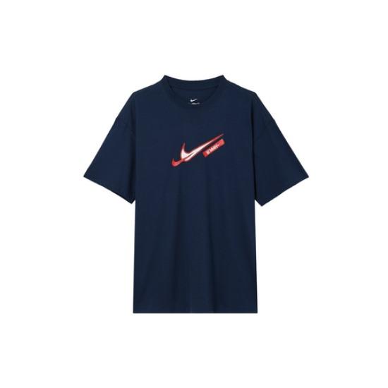Nike T Shirts Men Navy Blue FZ8076-410 EU M синий