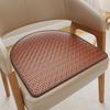 Cool Rattan Woven Chair Cushion Summer Breathable Non-Slip Ice Mat Seat Pad Comfortable Cooling Cushion For Dining & Office