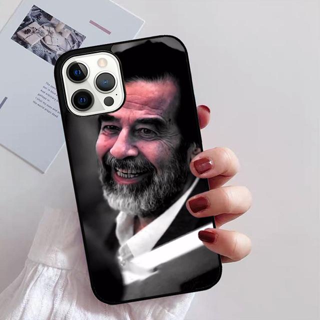 Etui Saddam Hussein Iraq Arabic Phone Case Cover For iPhone 17 Air 15 16 14 Plus 11 12 13 Pro Max Apple max