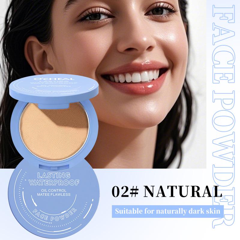 OCHEAL Silk Matte Soft Light Waterproof Loose Setting Powder Foundation 10g